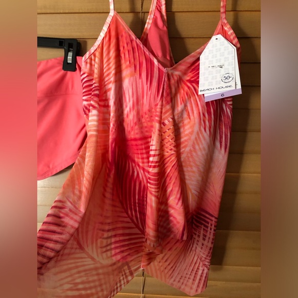 BEACH HOUSE SPORT NWT PRETTY 2 PIECES ORANGE/ CORAL COLOR SIZE 6 UPF 50+ SUN - Picture 6 of 15